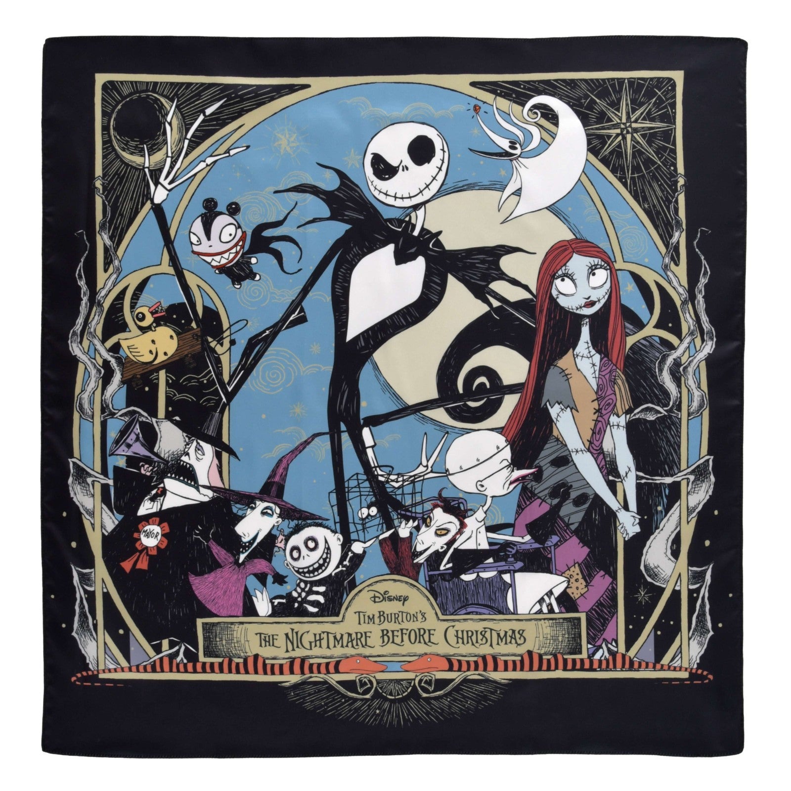 Japan Tokyo Disney Store Scarf Tim Burton's Nightmare Before Christmas