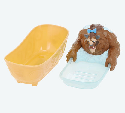 Japan Tokyo Disney Resort Soap Tray Beauty and the Beast Figure Bath