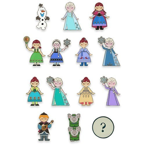 Japan Tokyo Disney Resort Frozen Journey Pin badge Set Fantasy Springs
