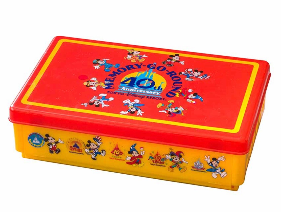 Japan Tokyo Disney Resort 40th Anniversary Retro Souvenir Lunch Box