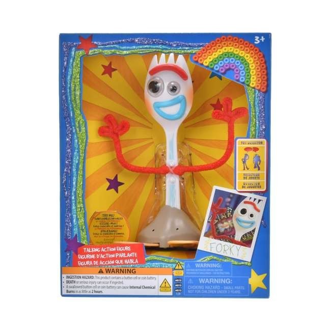 Japan Tokyo Disney Store Forky Talking Action Figure Talk Together Toy Story