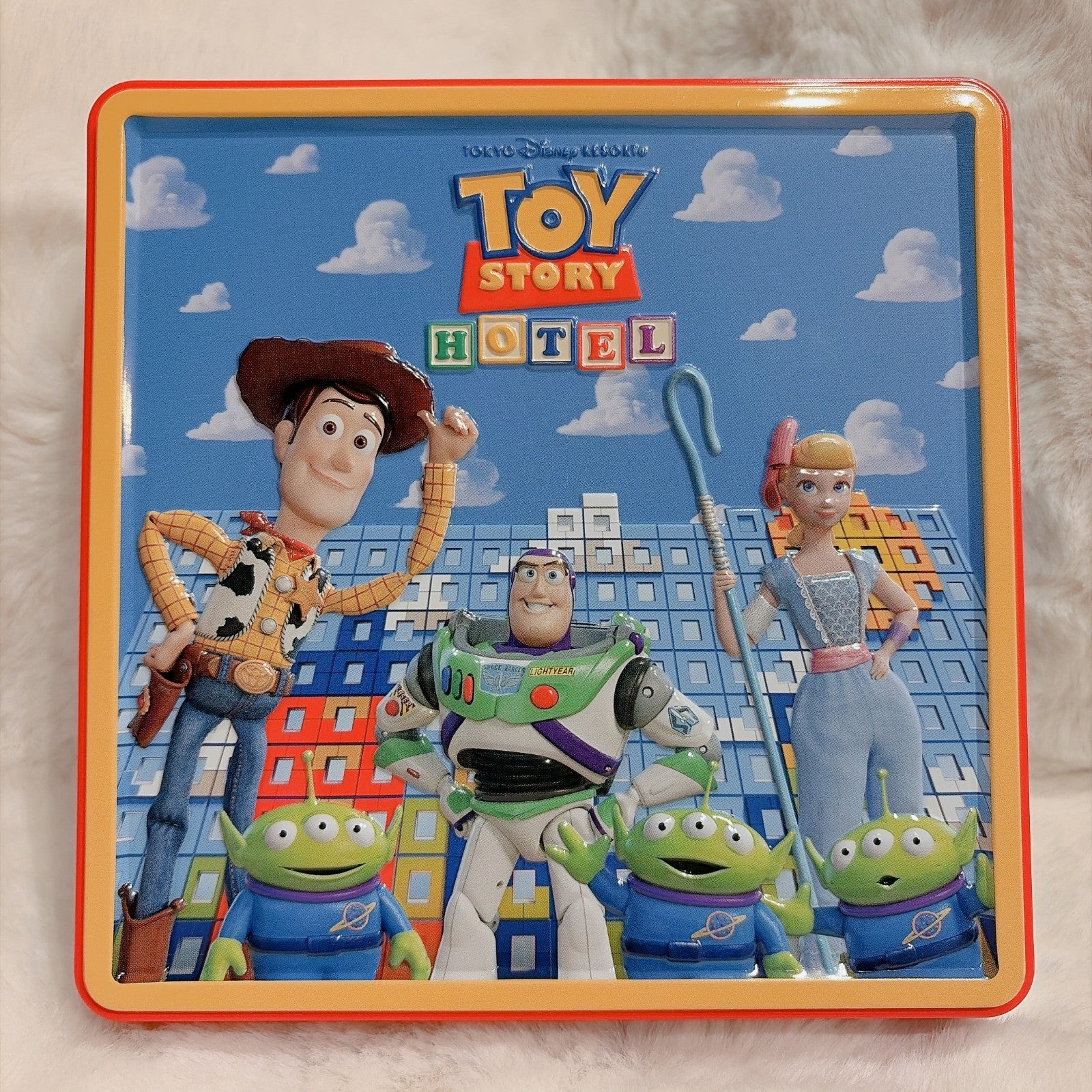 Japan Tokyo Disney Resort Toy Story Hotel Candy Tin Woody Buzz