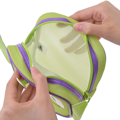 Japan Tokyo Disney Store Little Green Men Alien Pouch Square Mesh Face Toy Story
