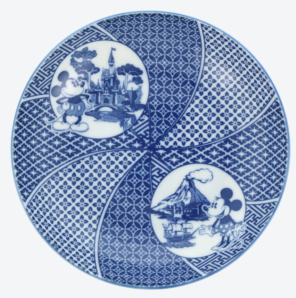 Japan Tokyo Disney Resort Plate Japanese Tableware Mickey Minnie Limited 2025