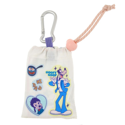 '+Japan Tokyo Disney Store Goofy & Max Shopping Eco Bag with Pouch GOOFY BIRTHDAY