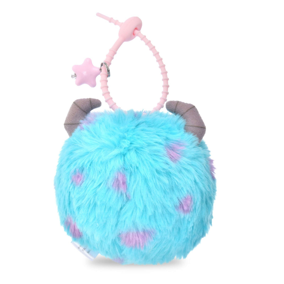 Japan Tokyo Disney Store Sulley Monsters, Inc. Plush Toy Keychain FUWAMOKO FACE