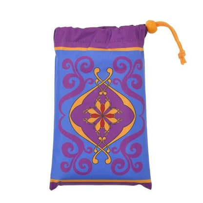 Japan Tokyo Disney Store Magic Carpet Picnic Sheet S Compact with Pouch Aladdin