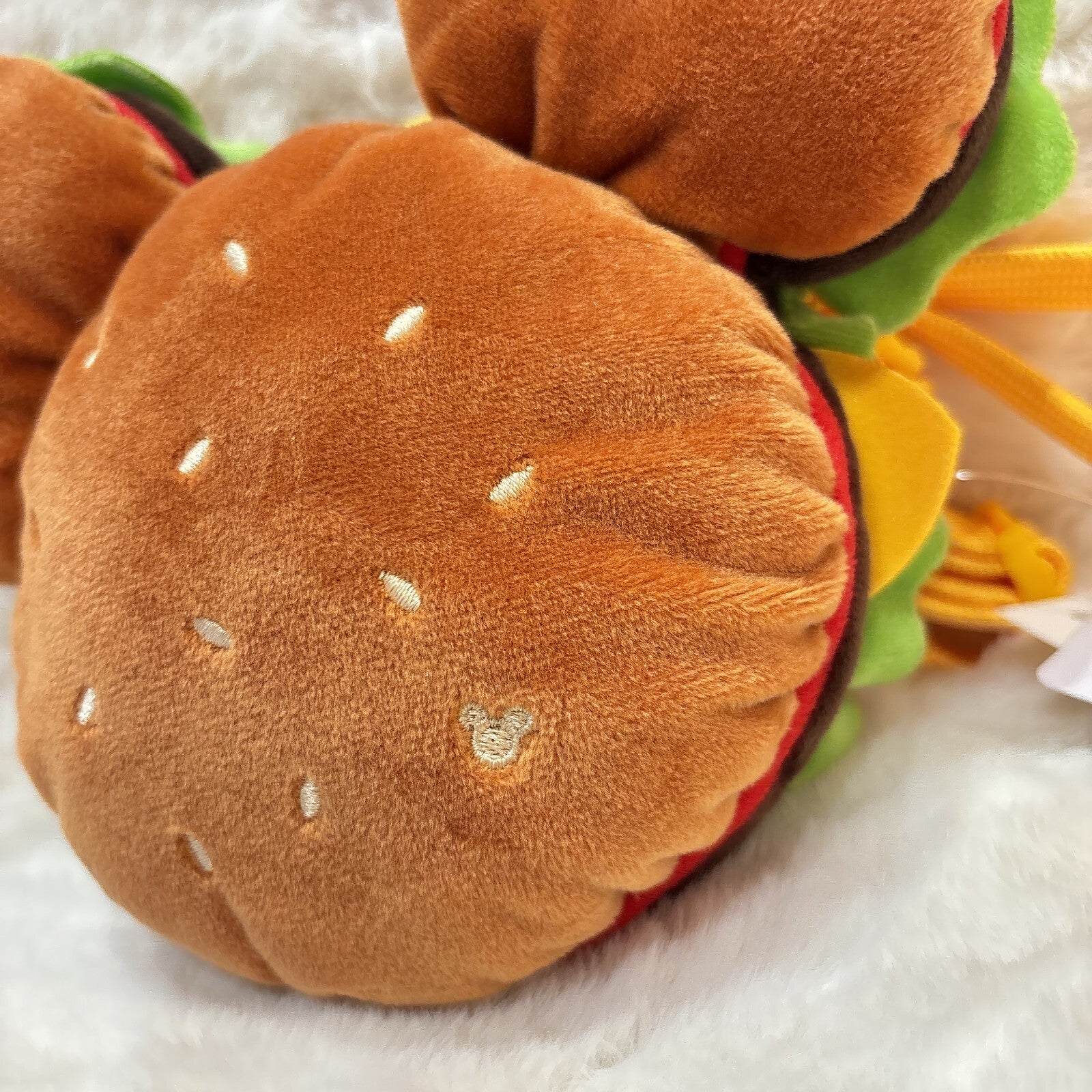 Japan Tokyo Disney Resort Mickey Hamburger Shoulder Bag 2025