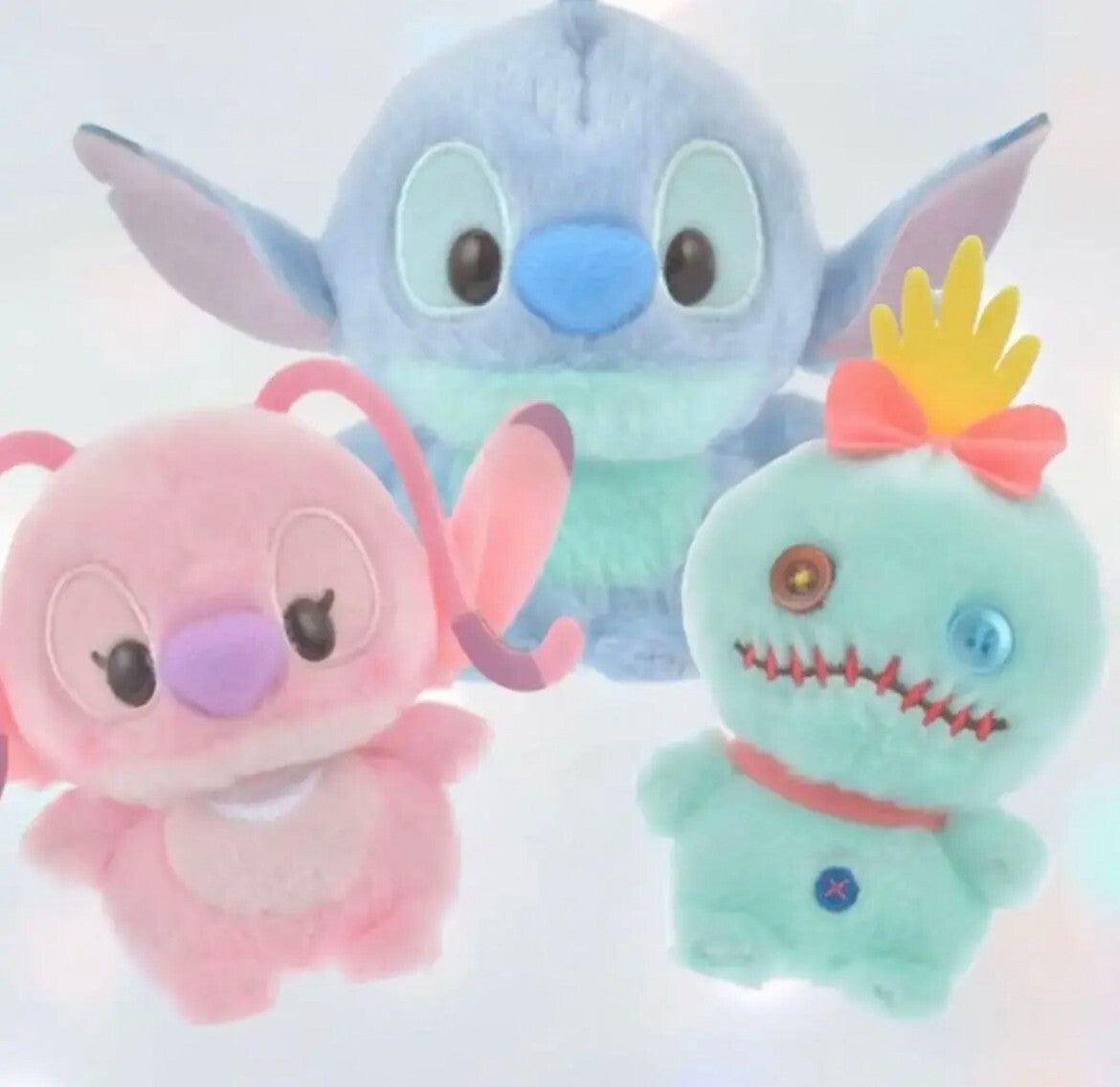 Japan Tokyo Disney Store Urupocha Chan Mini Plush Toy 2023 Lilo & Stitch Scrump