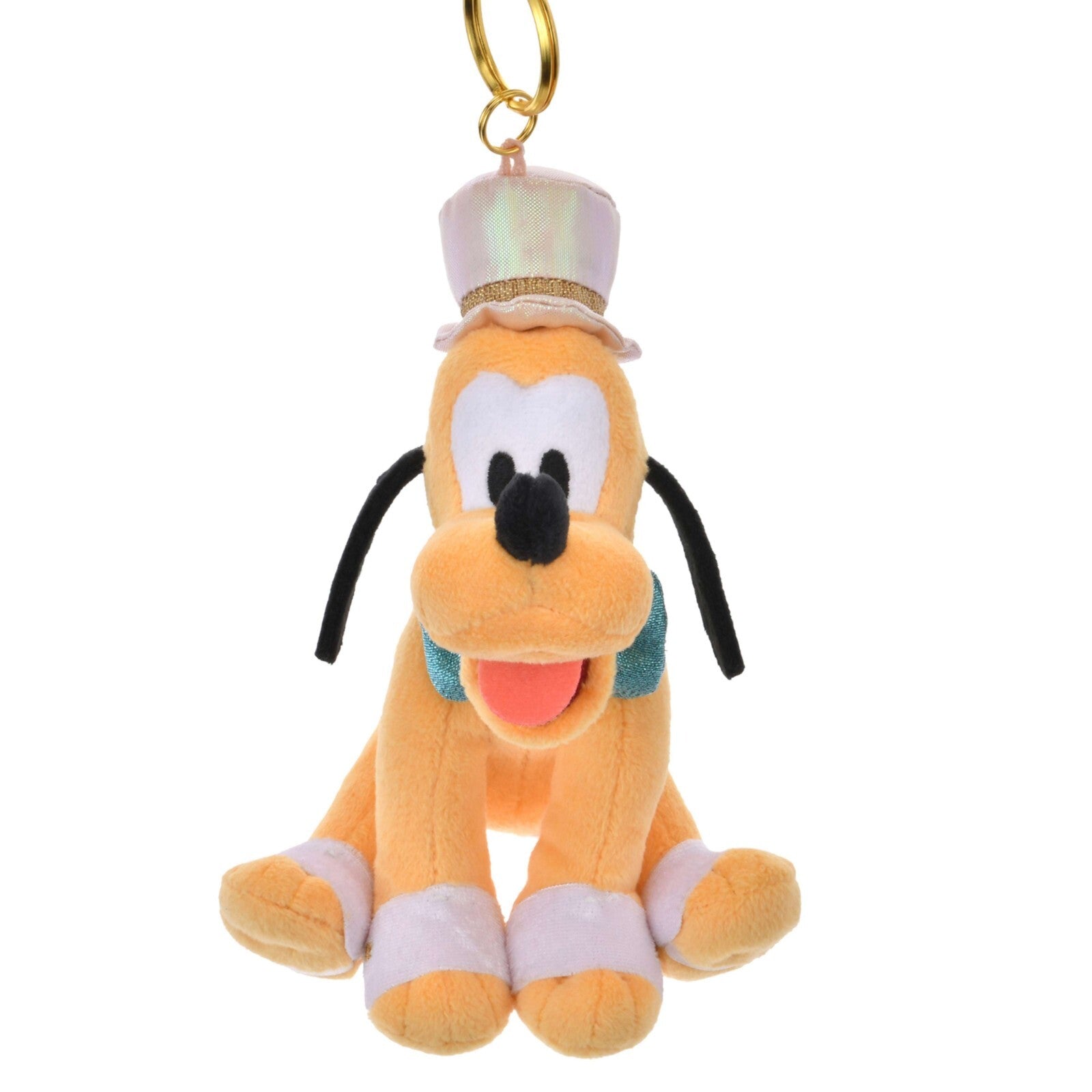 '+ Japan Tokyo Disney Store Pluto Plush Toy Keychain Resort 25th Anniversary