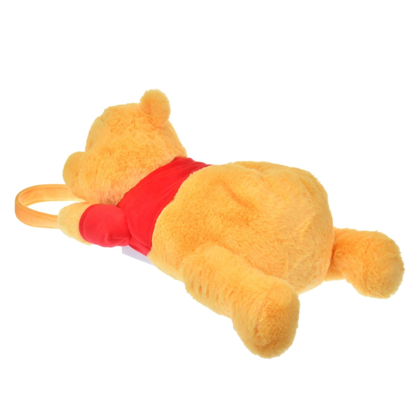 Japan Tokyo Disney Store Pooh Tissue Box Cover with Carabiner Hanging Type