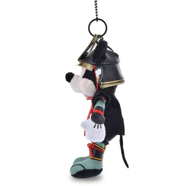 Japan Tokyo Disney Store Mickey Mouse Plush Toy Keychain Helmet Kabuto