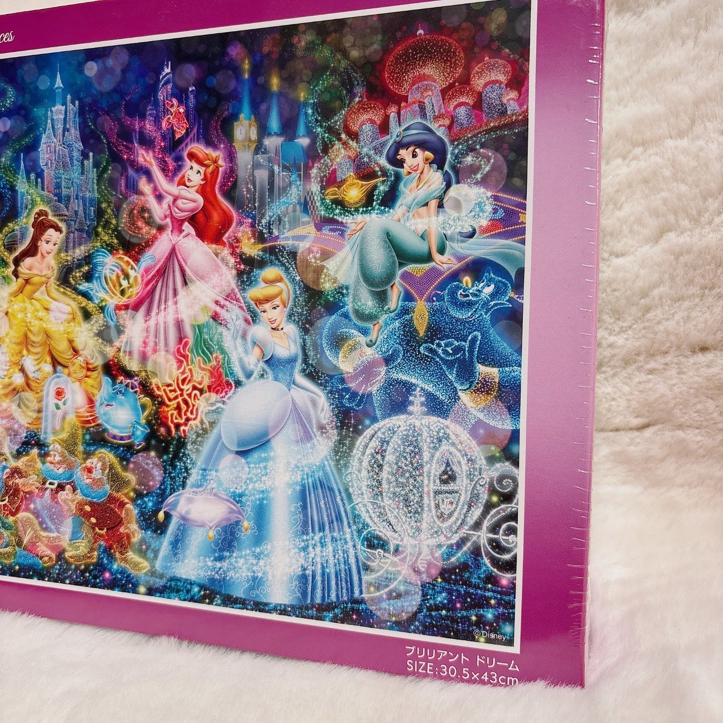 Japan Disney Tenyo Jigsaw Puzzle 300 Pieces Cinderella Aurora Ariel Princess