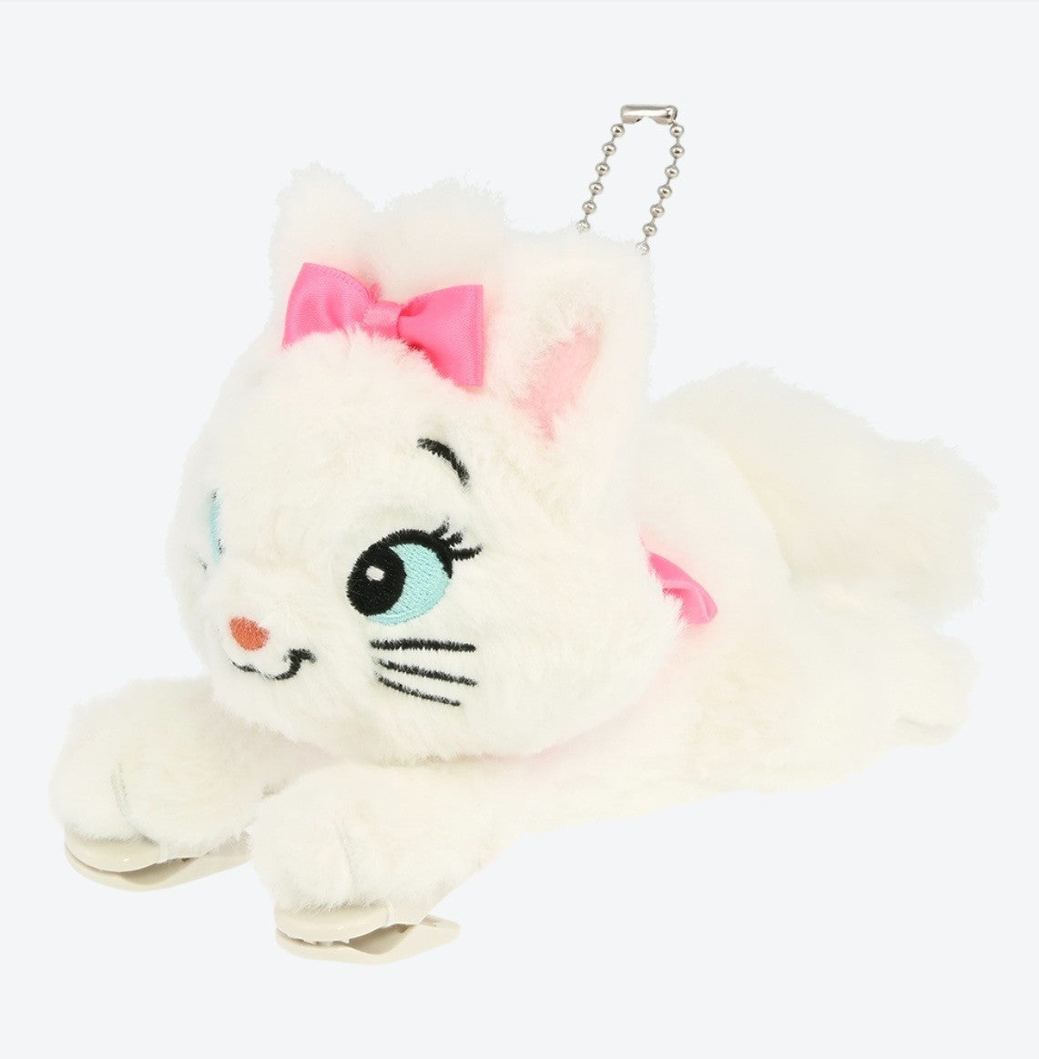 Japan Tokyo Disney Resort The Aristocats Marie Plush Toy Shoulder Clip Keychain