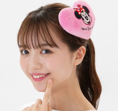 Japan Tokyo Disney Resort Retro Heart Hair Accessory Minnie Headband Pink