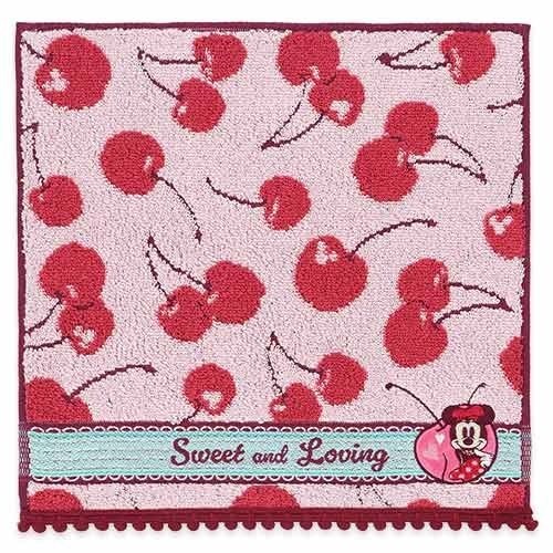 Japan Tokyo Disney Resort Mini Towel Set With the Cherry on Top Minnie