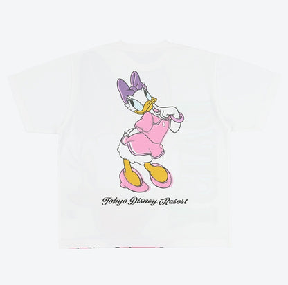 Japan Tokyo Disney Resort Daisy Duck T-shirt Oversized Fit Unisex One Size 2026