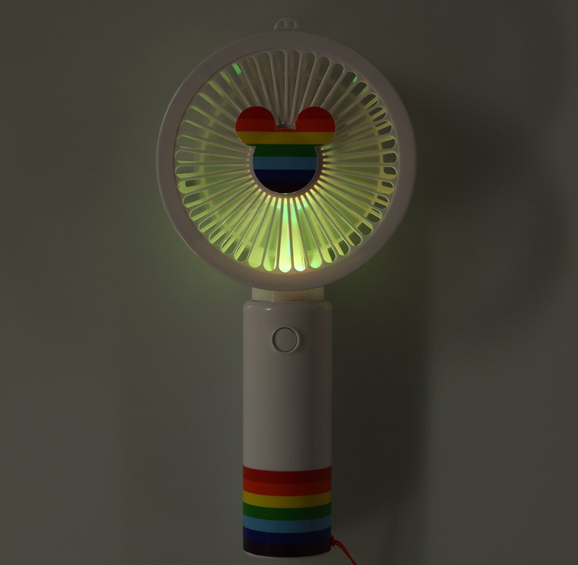 Japan Tokyo Disney Resort Electric fan Summer 2025 Glowing Light Rainbow