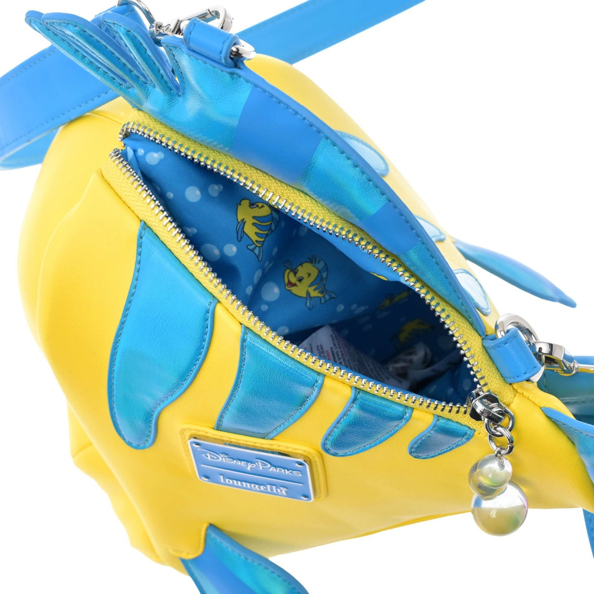 Japan Tokyo Disney Store Loungefly Flounder 3D Shoulder Bag Ariel