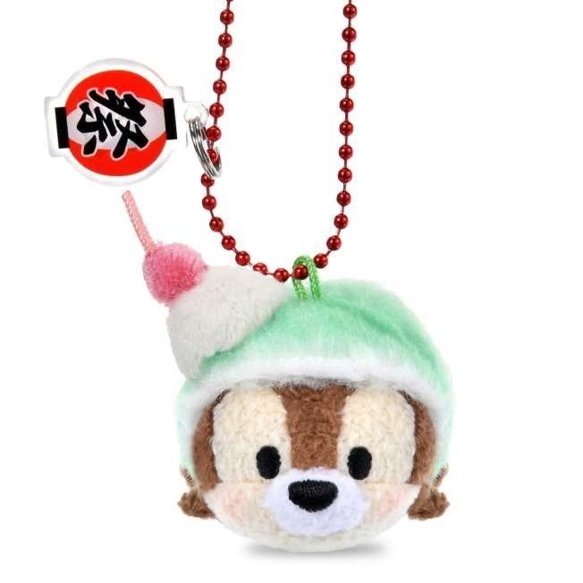Japan Tokyo Disney Store Chip and Dale Tsum Tsum Keychain Japanese Matsuri Food