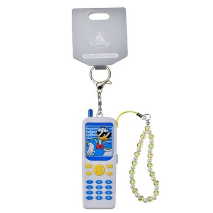 Japan Tokyo Disney Store Donald Duck Keychain Mobile Phones Talking & Light-Up