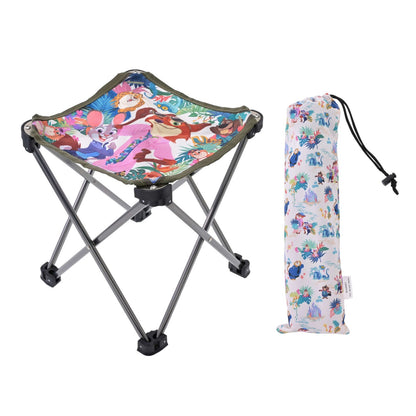 Japan Tokyo Disney Store Zootopia 2 Foldable Chair with Pouch TROPICAL ZOOTOPIA
