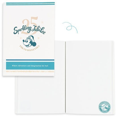 Japan Tokyo Disney Resort Sea 25th Sparkling Jubilee Notebook & Flap Case