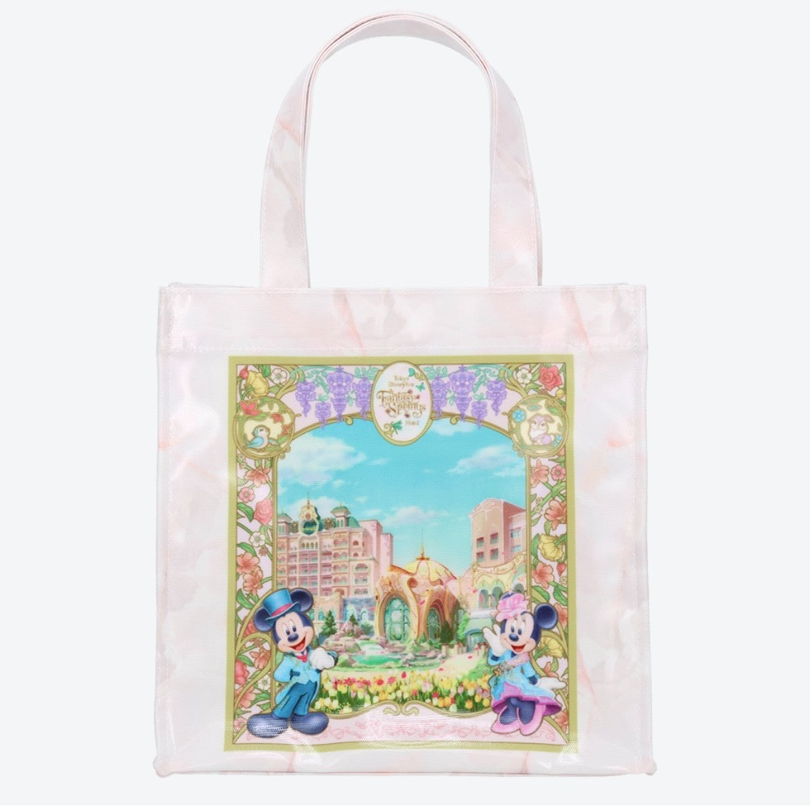 Japan Tokyo Disney Resort DisneySea Fantasy Springs Hotel Mickey Minnie Tote Bag