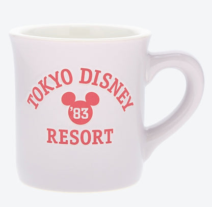 Japan Tokyo Disney Resort 83 years Mickey Mouse Cafe Time Mug White 2025