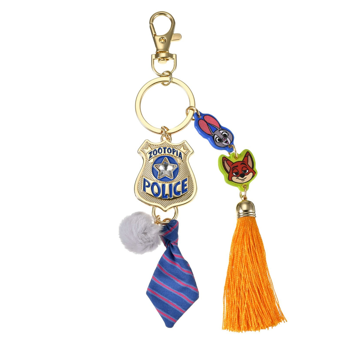 Japan Tokyo Disney Store Judy Hopps & Nick Wilde Keychain Tassel Fes Zootopia
