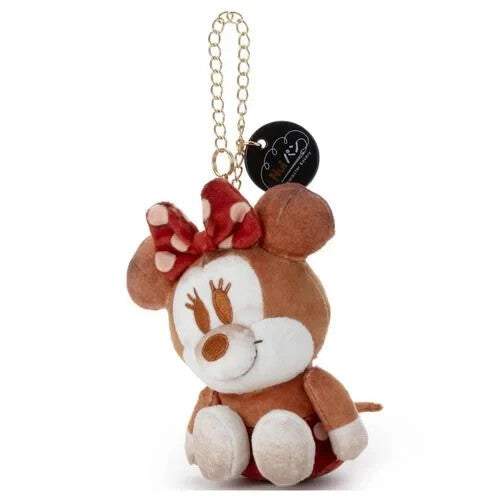 Japan Disney Takara Tommy Nui Pan Brett Plush Toy Keychain Minnie