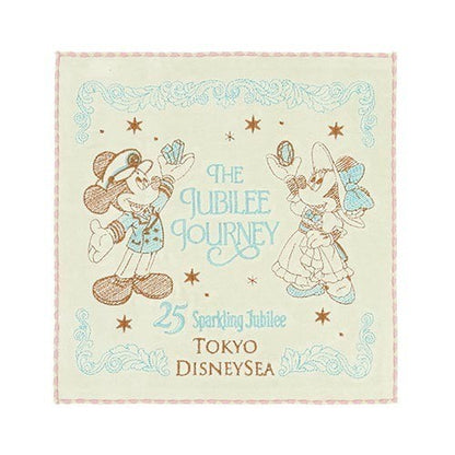 Japan Tokyo Disney Resort Mickey Mouse Mini Towel Sea 25th