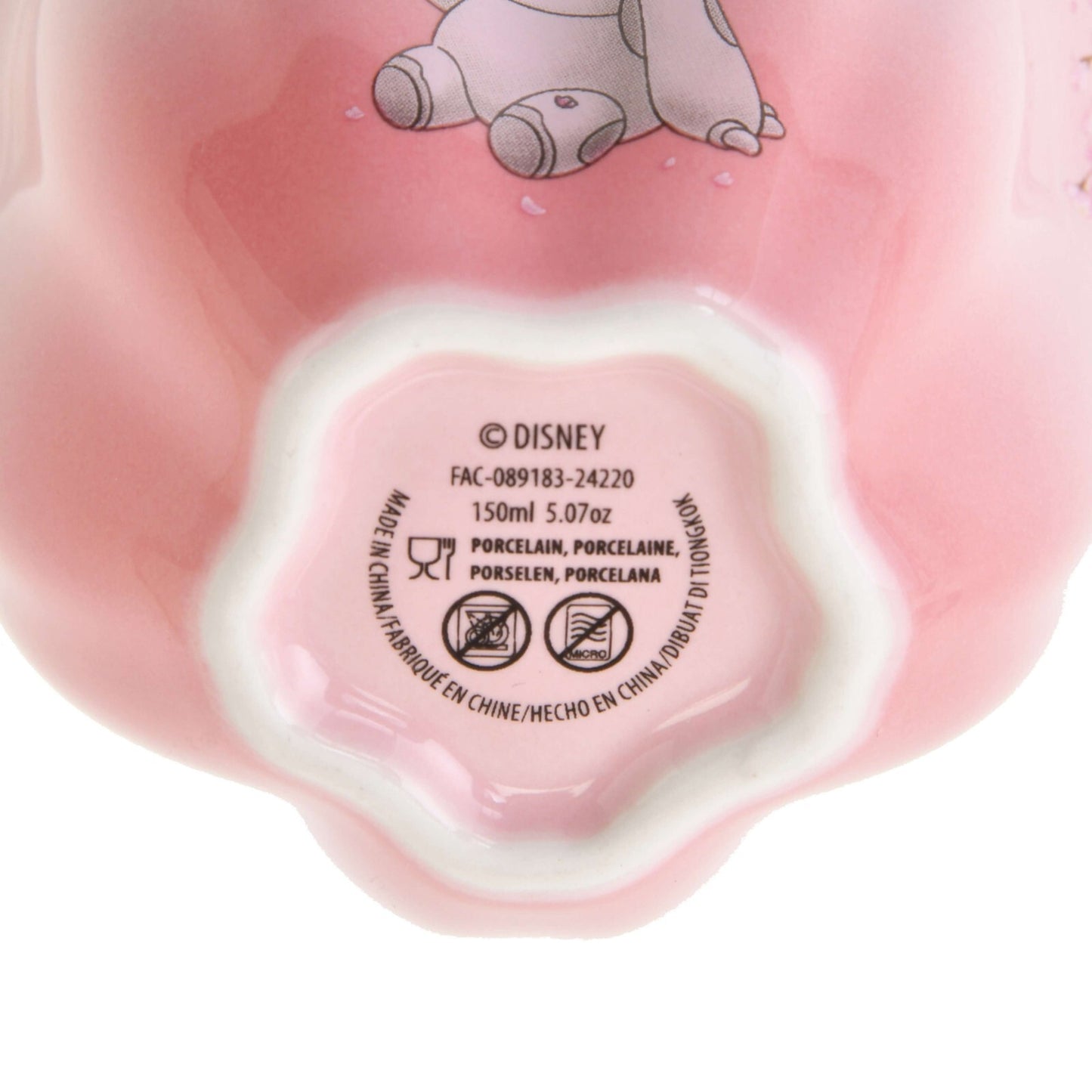 '+Japan Tokyo Disney Store Baymax Cup Saucer Set SAKURA Pink 2025