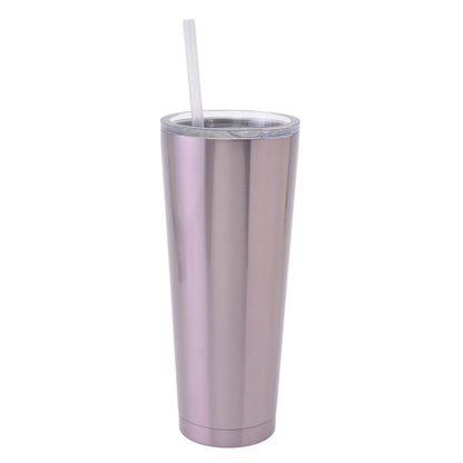 Japan Tokyo Disney Store Aurora Tumbler Stainless Steel with Straw Drinkware