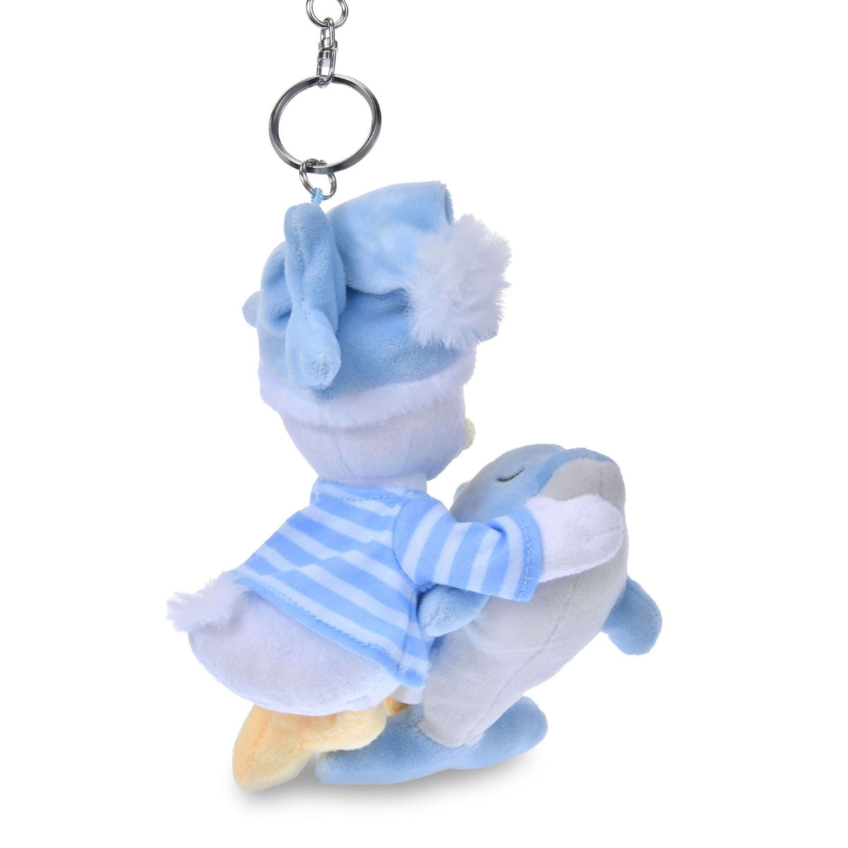 Japan Tokyo Disney Store Donald Duck Plush Toy Keychain PAJAMA STYLE