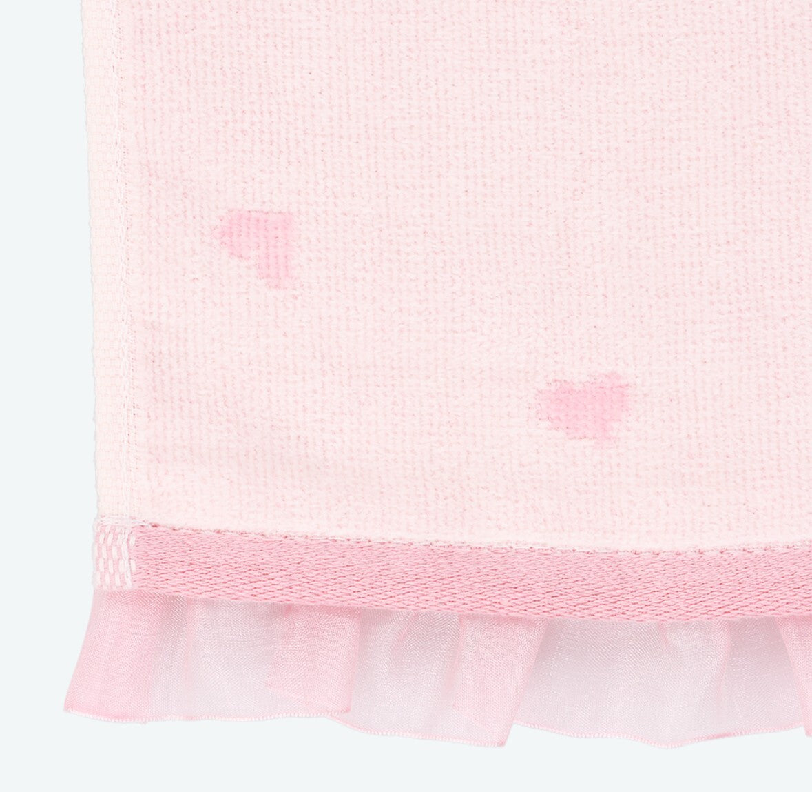Japan Tokyo Disney Resort 2025 Minnie Ribbon Face towel Heart Ears Pink