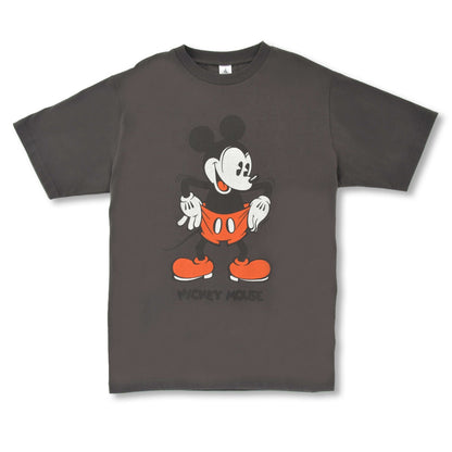 Japan Tokyo Disney Store Mickey Short-Sleeve T-Shirt Gray T-Shirt Collection