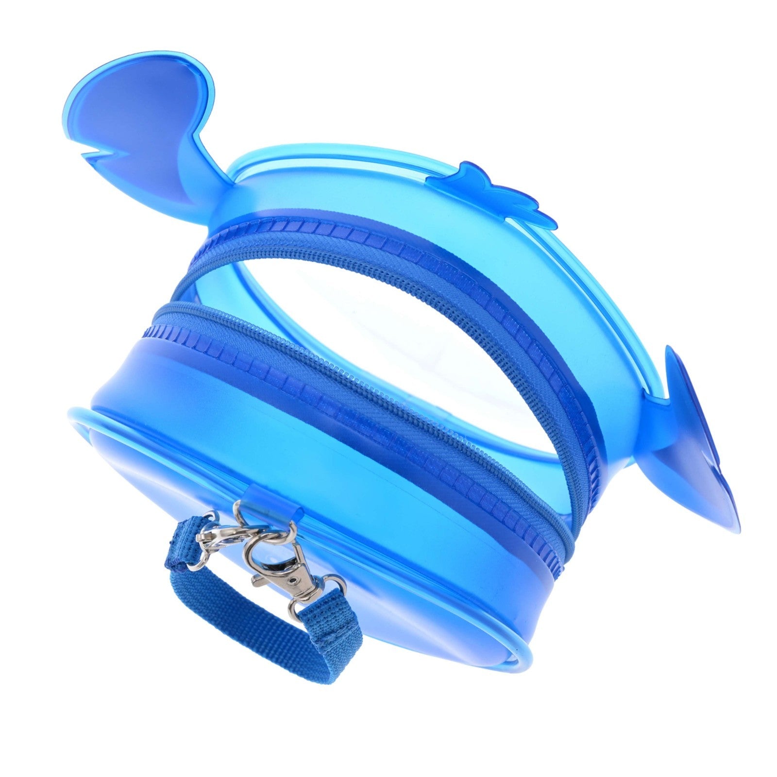 Japan Tokyo Disney Store Stitch Pouch Strap 2-Way Clear Window Heart-Pounding