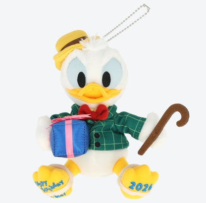 Japan Tokyo Disney Resort Donald birthday Plush Toy Badge Keychain Birthday 2026