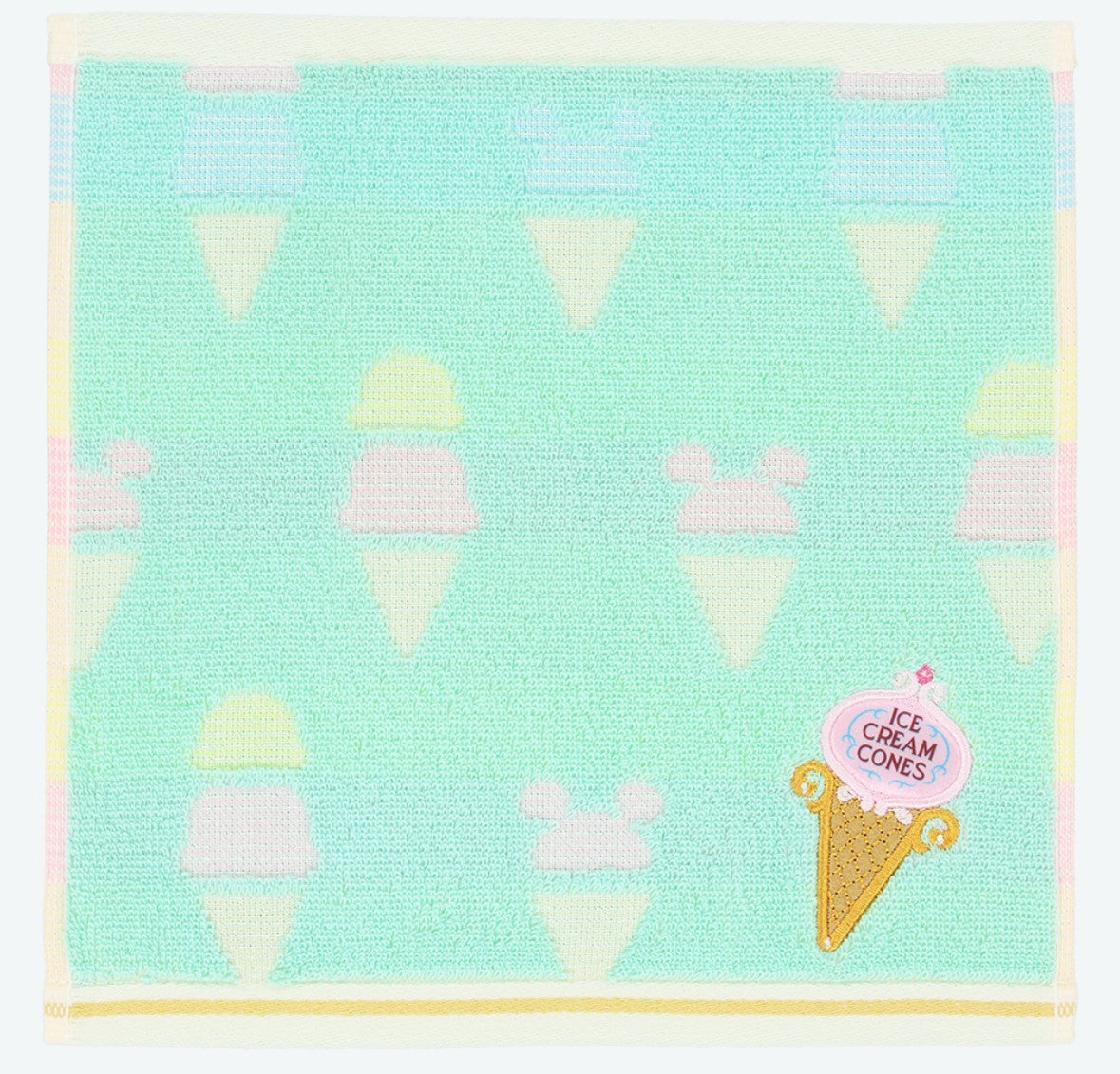 Japan Tokyo Disney Resort Ice cream cone Mini Towel limited