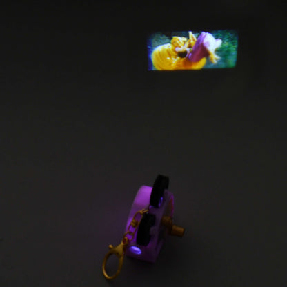 Japan Tokyo Disney Store Rapunzel Light-Up Projection Keychain Tangled Fes