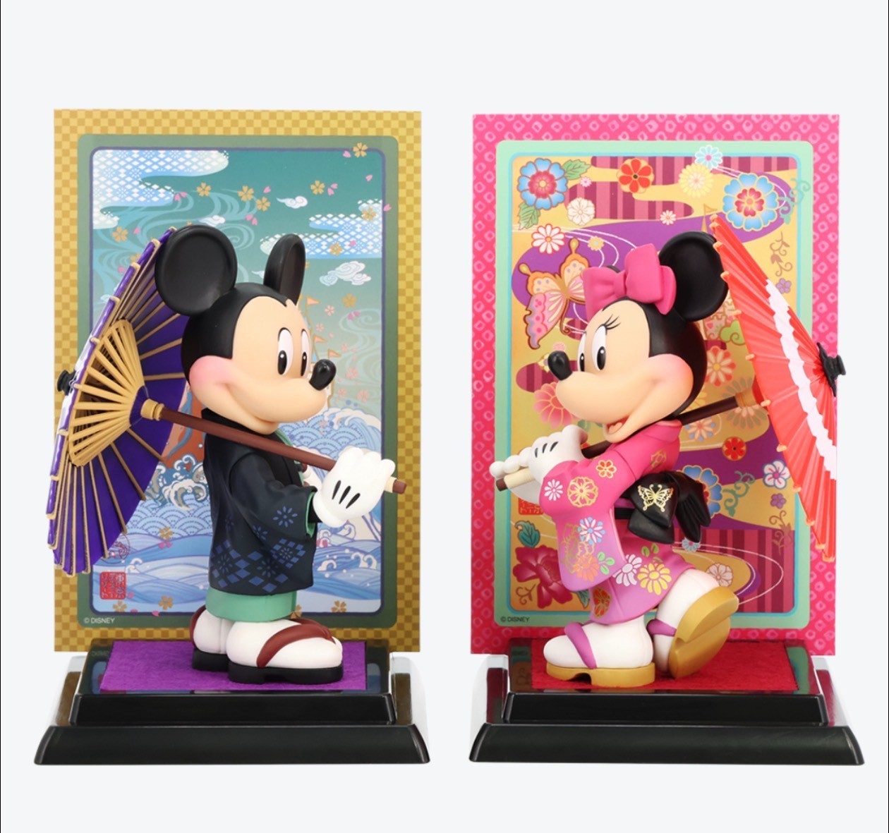 Japan Tokyo Disney Resort Mickey Minnie Kimono Japanese Figure 2026