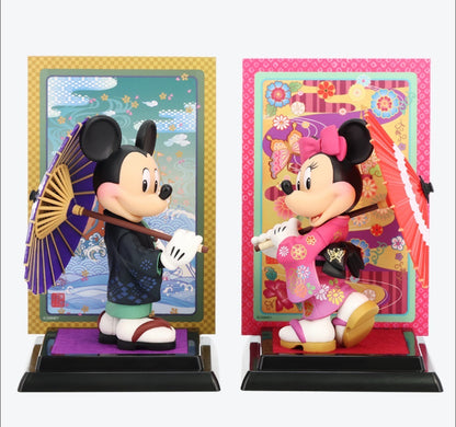 Japan Tokyo Disney Resort Mickey Minnie Kimono Japanese Figure 2026