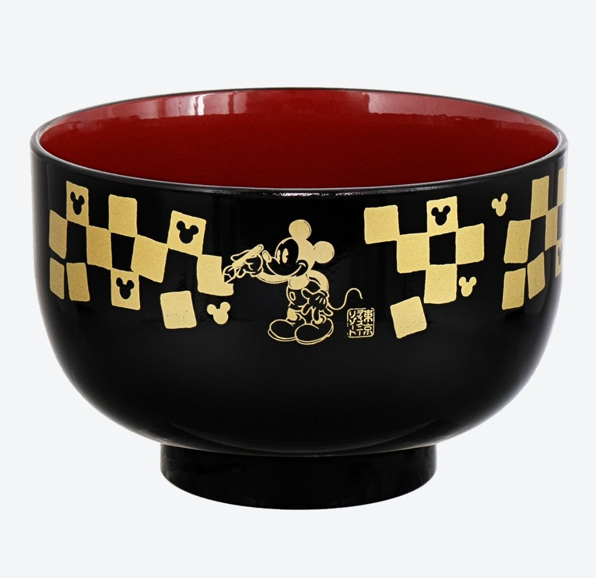 Japan Tokyo Disney Resort Mickey Mouse Bowl Japanese Tableware Black 2025