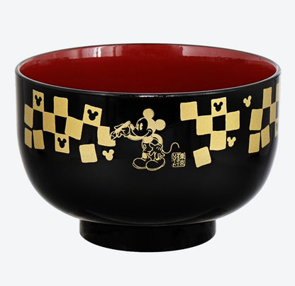 Japan Tokyo Disney Resort Mickey Mouse Bowl Japanese Tableware Black 2025
