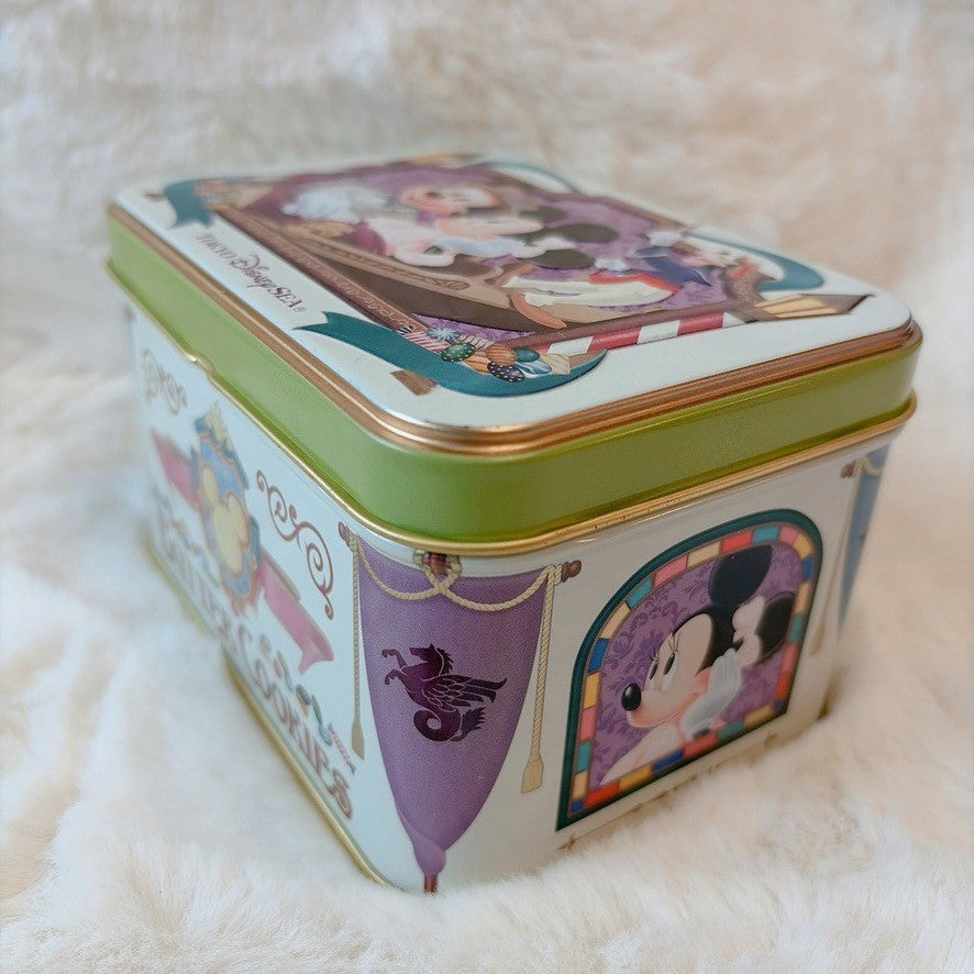 Japan Tokyo Disney Butter Cookies Confectionery Tin Can Mickey & Minnie