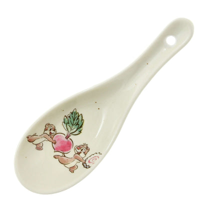 Japan Tokyo Disney Store Chip & Dale Renge Spoon Vegetable Table Top