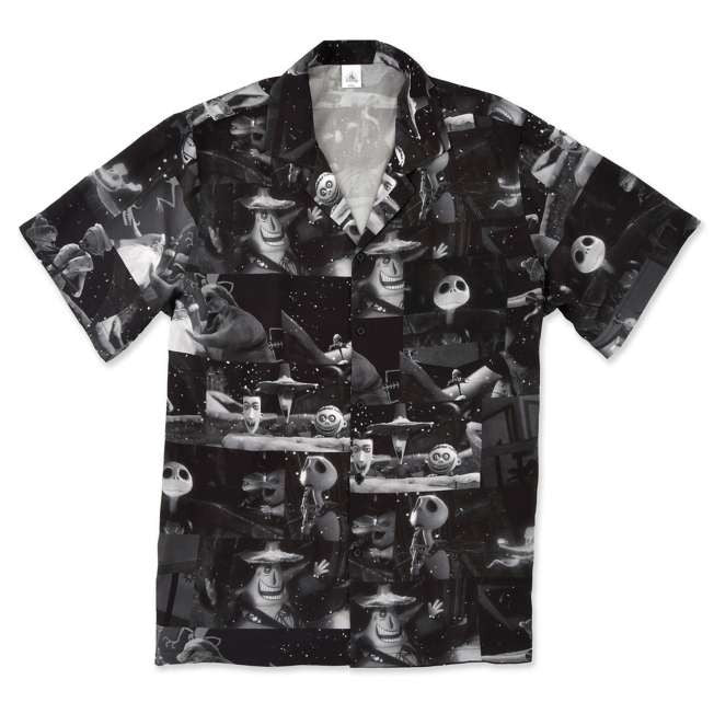 Japan Tokyo Disney Store Nightmare Before Christmas Short-Sleeve Shirt SUMMER
