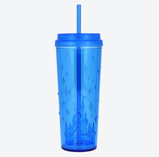 Japan Tokyo Disney Resort Tumbler Cinderella Castle Blue