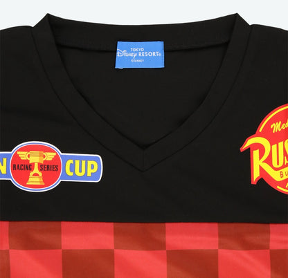Japan Tokyo Disney Resort Cars T-shirt Red oversize M-L McQeen